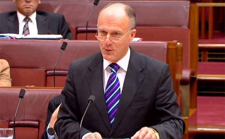 Former Abbott government minister, Eric Abetz.