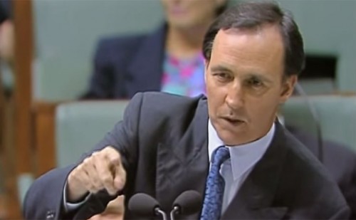 Paul Keating, Australian Treasurer during the late 1980s and early 1990s.