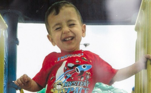 Syrian boy Aylan Kurdi, aged 3, pictured in happier times. 