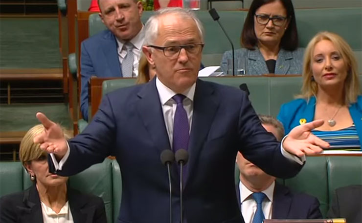 Australian Prime Minister Malcolm Turnbull.