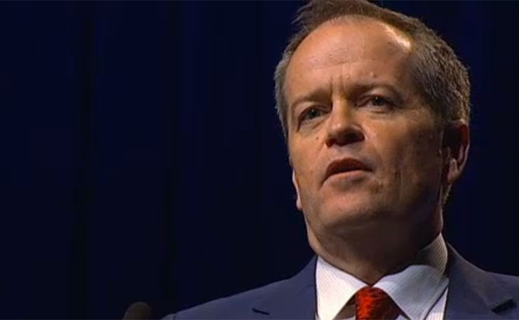 Opposition leader Bill Shorten.