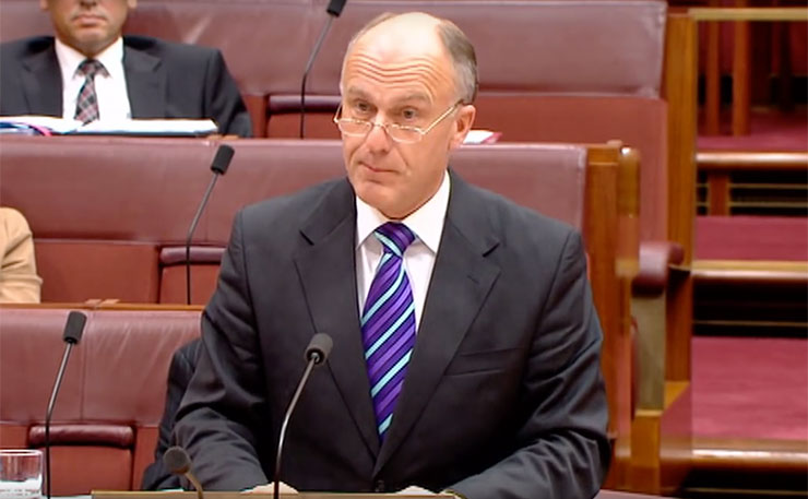 Tasmanian Liberal Senator, Eric Abetz.