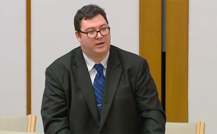 Nationals MP George Christensen, one of the politicians behind the push to axe the Safe Schools program.
