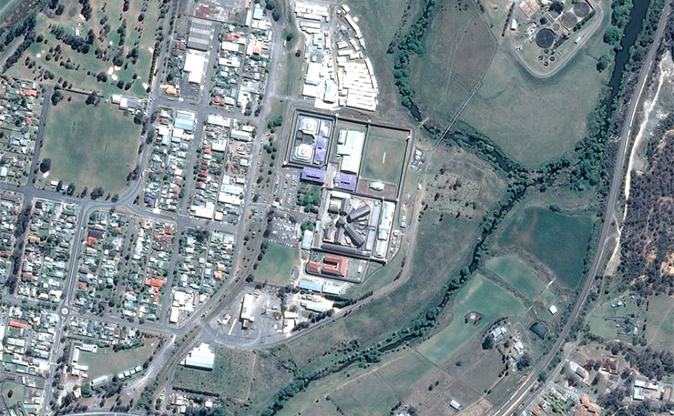 Goulburn Prison, two hours south of Sydney, home to Australia's most secure facility, Supermax.