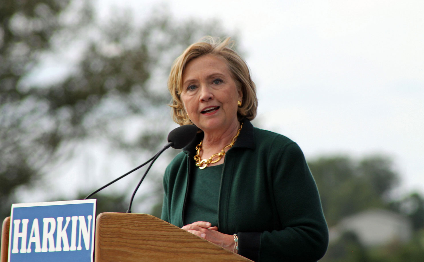 US presidential hopeful, Hillary Clinton. (IMAGE: Karen Murphy, Flickr)