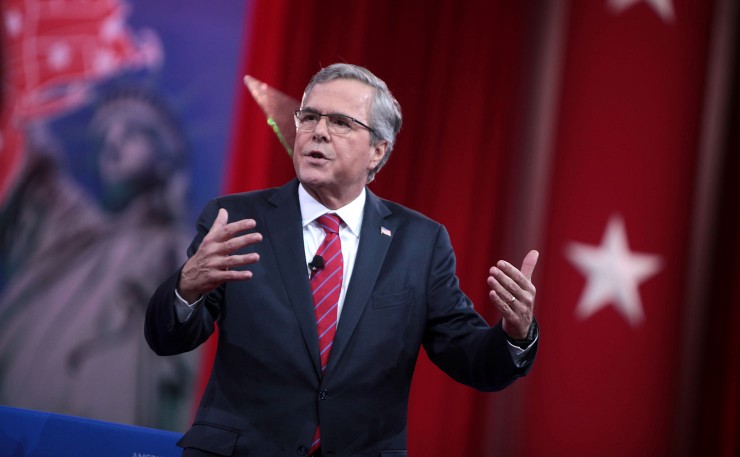 Brother of former US president and former Florida governor Jeb Bush, speaking at the 2015 Conservative Political Action Conference (CPAC) in National Harbor, Maryland. IMAGE: Gage Skidmore, Flickr. 