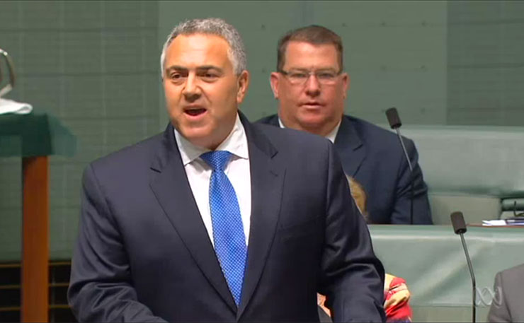 Former Treasurer, Joe Hockey.