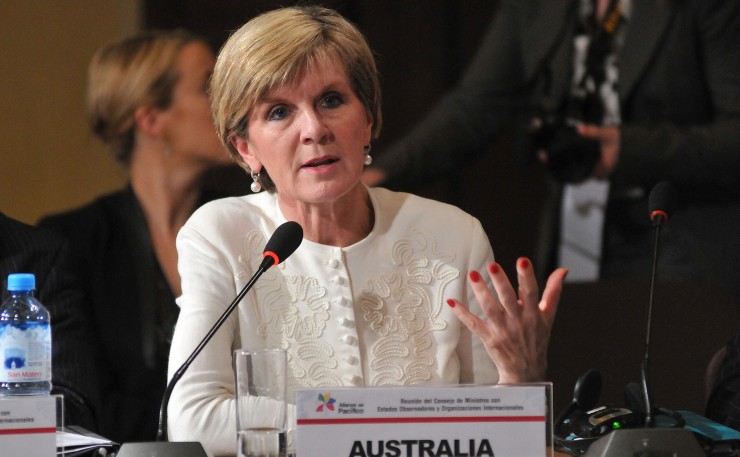 Foreign Minister Julie Bishop.