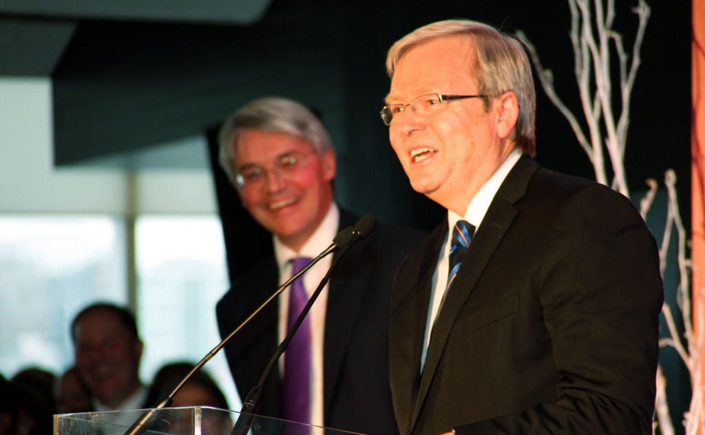 Former Australian Prime Minister Kevin Rudd. (IMAGE: UK Department for International Development, Flickr)