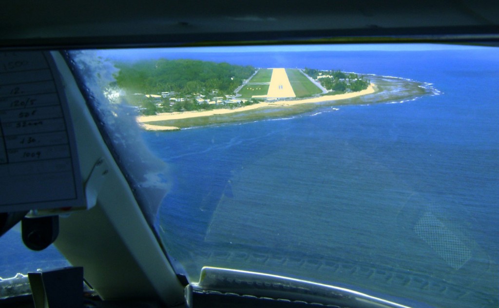 A file image of plane on final approach to Nauru. (IMAGE: Tatters, Flickr).