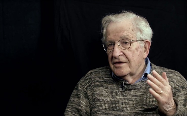 Renowned intellectual Noam Chomsky.
