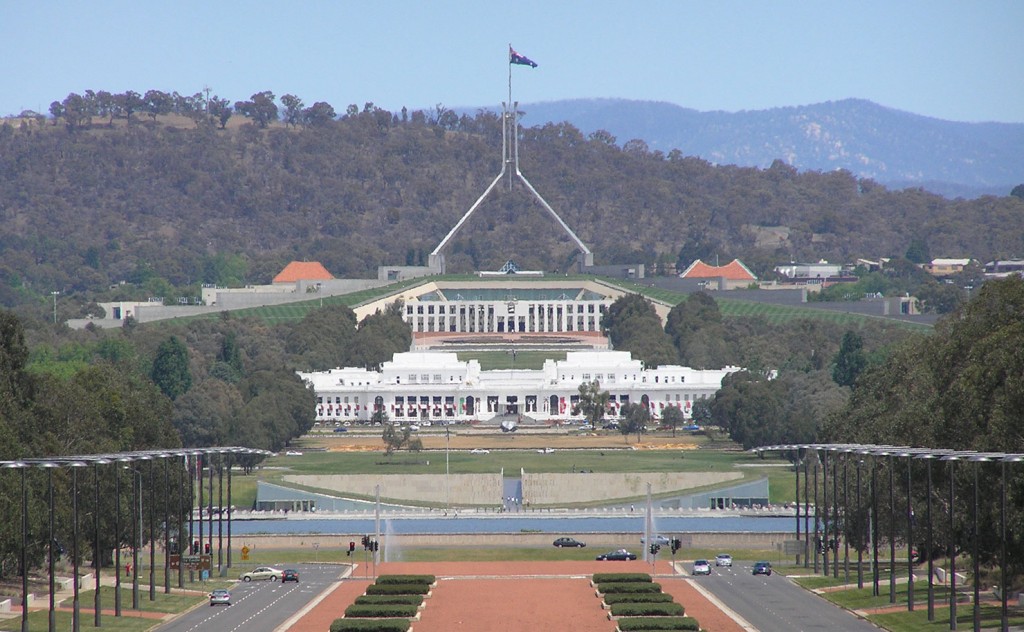 Parliament House, Canberra, Australia. (IMAGE: Brenden Ashton, Flickr).