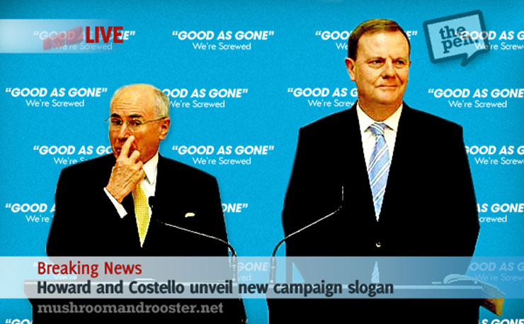 Former Australian Prime Minister John Howard and Treasurer Peter Costello. (IMAGE: Jason Ilagan, Flickr)
