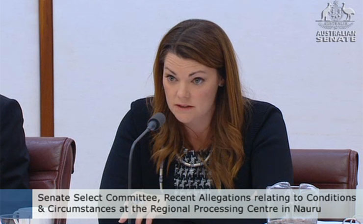 Greens Senator Sarah Hanson-Young.