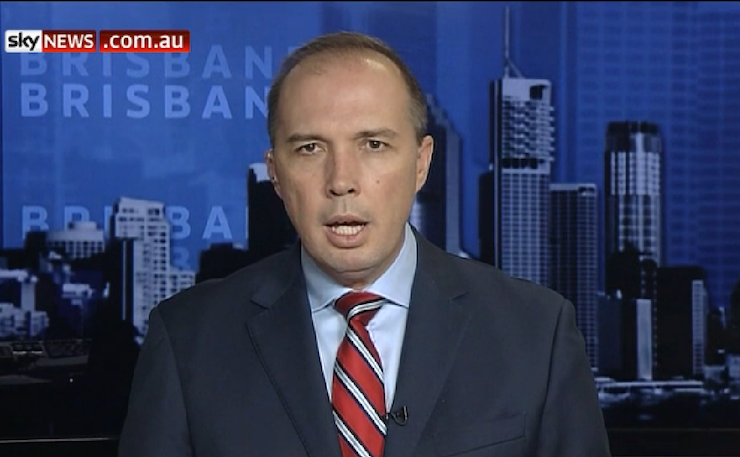 Minister for Immigration, Peter Dutton.