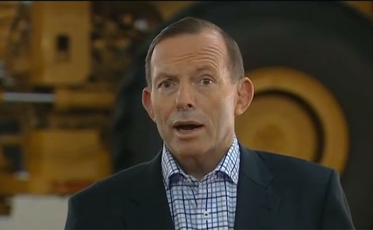 Former prime minister Tony Abbott... the only leader on earth to have abolished a price on carbon, as opposed to creating one.