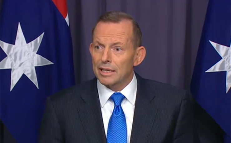 Tony Abbott, addressing media after Malcolm Turnbull announced he would challenge for the leadership of the Liberal Party.