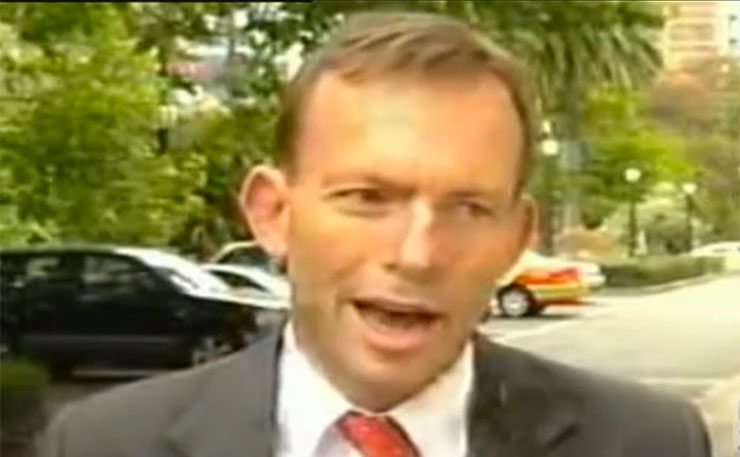 Former Australian Prime Minister Tony Abbott.