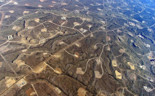 A fracking field. (IMAGE: Simon Fraser University, Flickr)