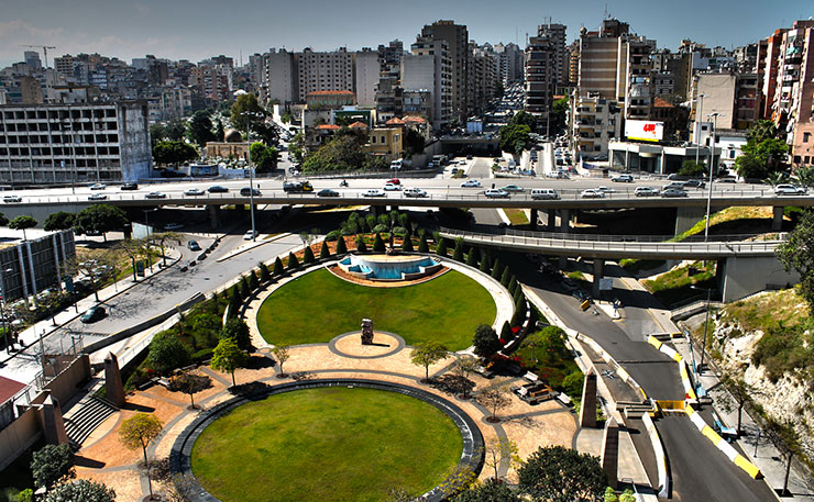 Looking South from the Beirut Central District, Gibran Khalil Gibran Garden. (IMAGE: rabiem22, Flickr)