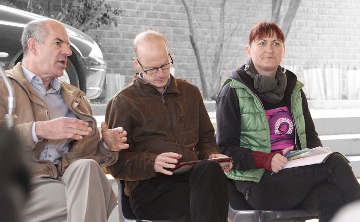 Retiring Labor MP, Kelvin Thomson, pictured far left. (IMAGE: Takver, Flickr)