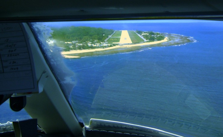 Final approach, flying into Nauru. (IMAGE: Tatters ❀, Flickr)