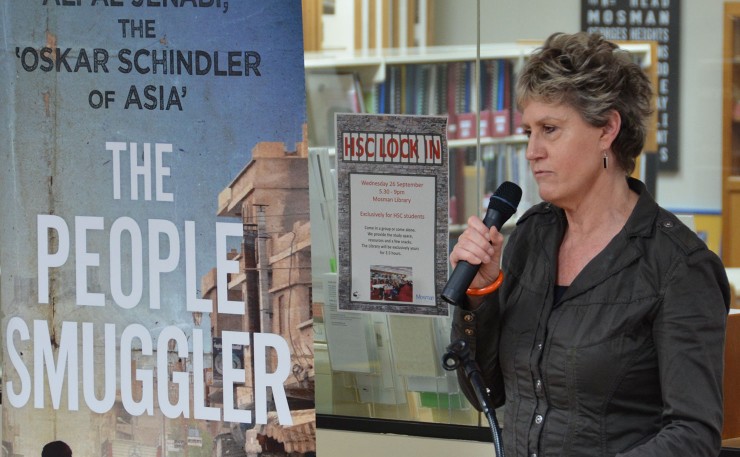 Author Robin de Crespigny... the driving force behind the project. (IMAGE: Mosman Library, Flickr)