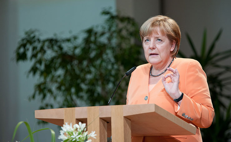 German Chancellor, Angela Merkel. (IMAGE: Christliches Medienmagazin, Flickr) 
