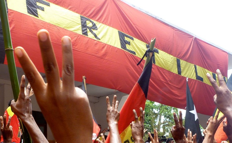 A political rally in support of Lu Olo  at Baucau, Timor Leste, March 2012. (IMAGE: Kate Dixon, Flickr)