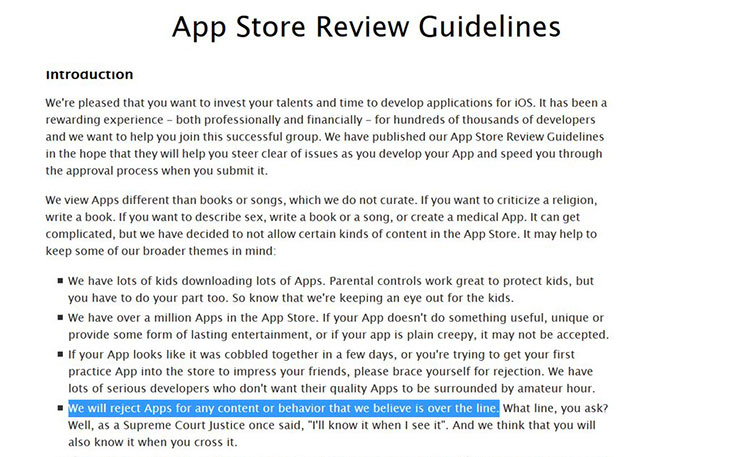 Apple-guidelines