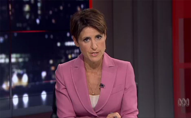 ABC Lateline presenter Emma Alberici.
