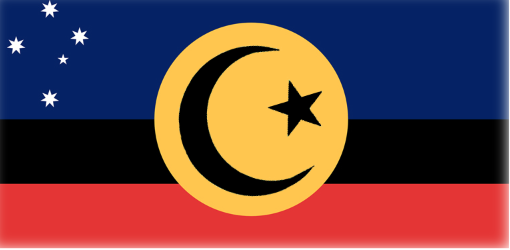 Fake Australian Flag, New Matilda