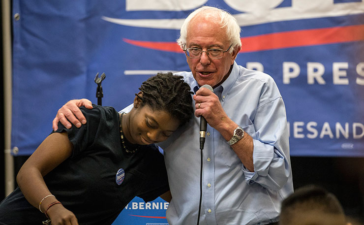 US presidential candidate Bernie Sanders. (IMAGE: Phil Roeder, Flickr)