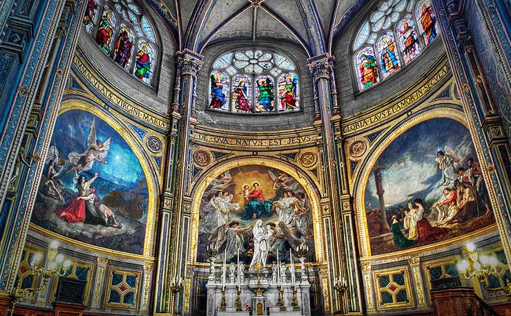 The Chapel of the Virgin of the church of Saint Eustache in Paris. (IMAGE: Joe deSousa, Flickr)