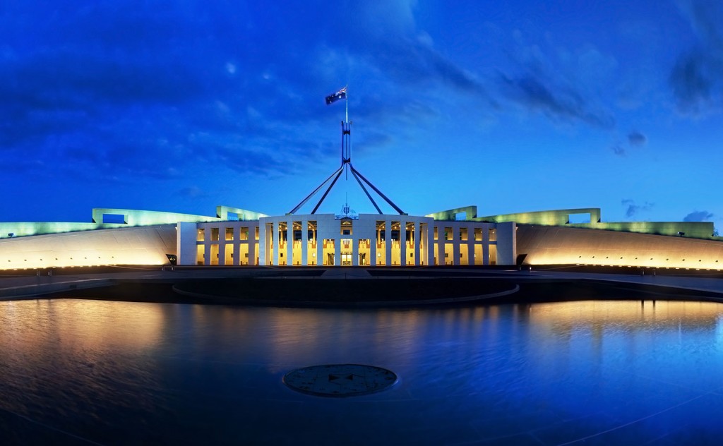 Parliament House, Canberra.