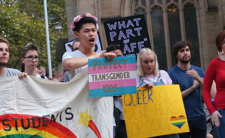 A recent Safe Schools rally in Sydney. IMAGE: Thom Mitchell.