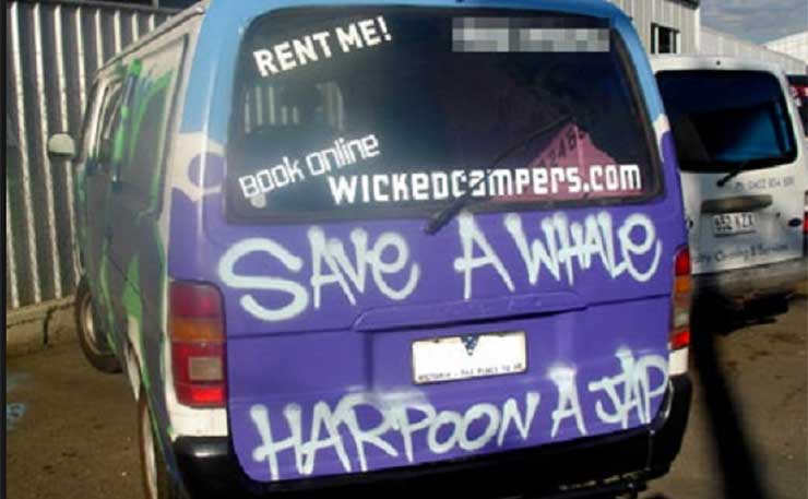 Wicked-campers-racist