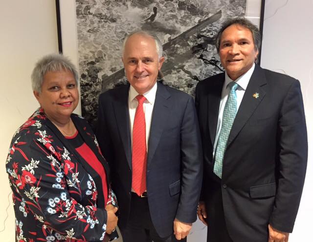 Members of Congress meet the PM before the budget. (IMAGE: Facebook/ National Congress of Australia's First Peoples).