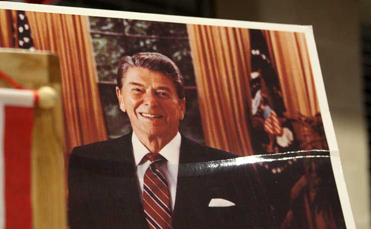 Former US president Ronald Reagan. (IMAGE: Gage Skidmore, Flickr) 