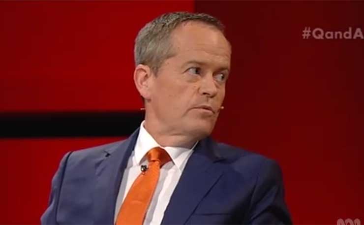 Opposition Leader Bill Shorten.