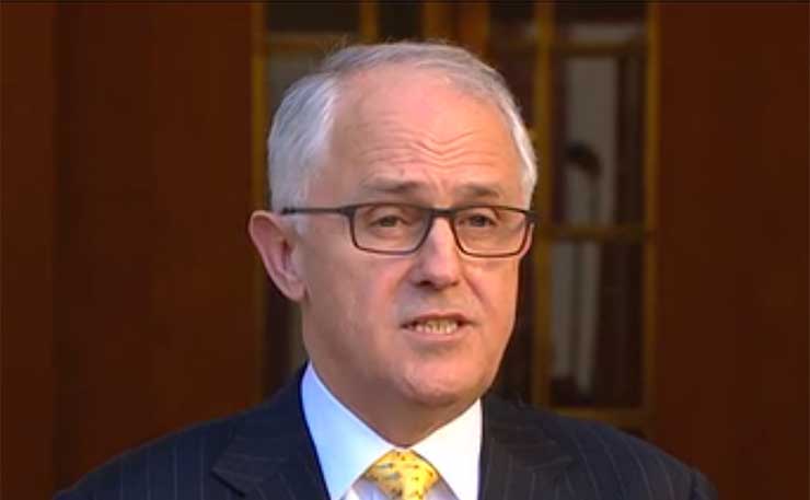 Prime Minister Malcolm Turnbull.