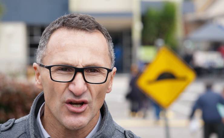 (IMAGE: Thom Mitchell.) Greens leader Richard Di Natale.