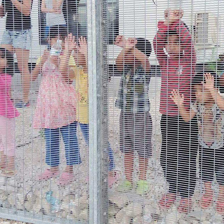 Asylum seeker children indefinitely jailed on the island of Nauru. August 2016.