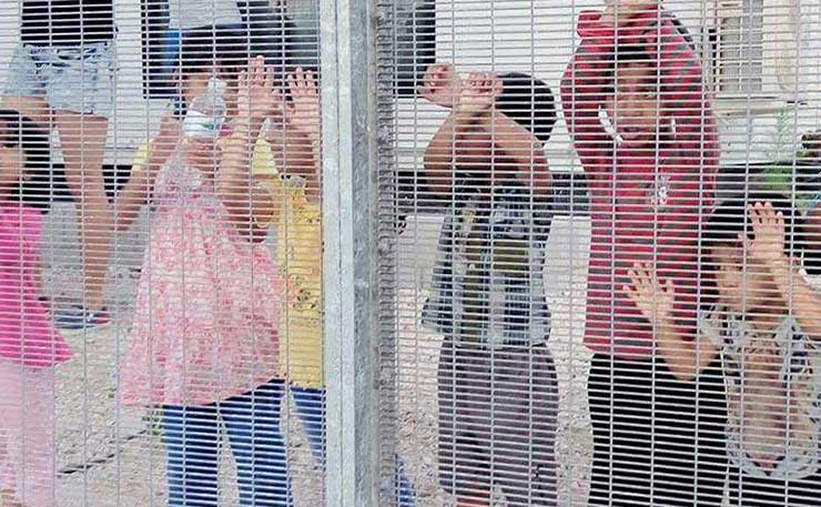 Children locked up in immigration detention on Nauru, August 2016. This image is courtesy of Mums 4 Refugees.