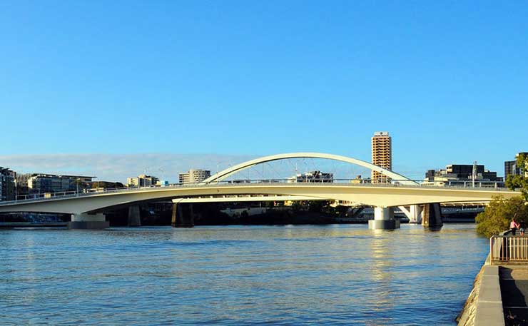 Brisbane's Go-Between-Bridge, on the edge of the CBD. (IMAGE: Nic MacBean, Flickr)