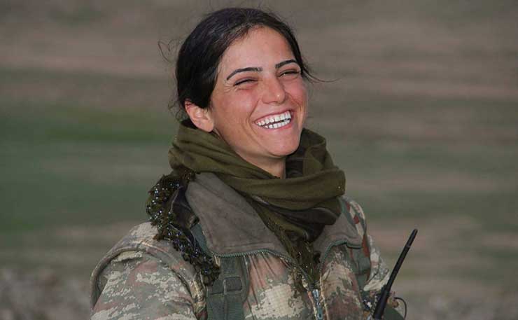 A Yezidi YBŞ Fighter joins the Shingal-Mosul Offensive in March this year. (IMAGE: Kurdishstruggle, Flickr) 