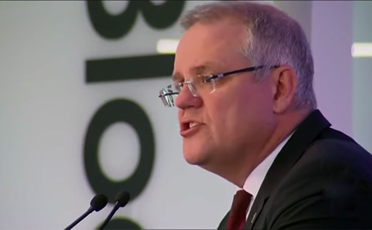 Federal Treasurer Scott Morrison.