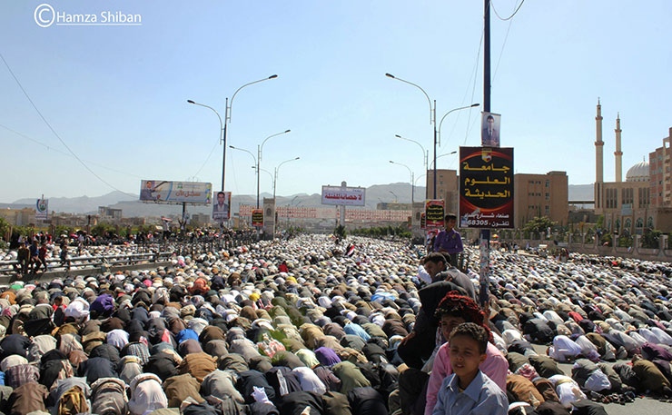 The 2011 peaceful uprising in Yemen. (IMAGE: Hamza Shiban)