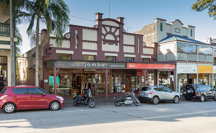 The tiny town of Bangalow, in the NSW Northern Rivers region, home to the renowned Screenworks animation studios. (IMAGE: Around Oz, Flickr)