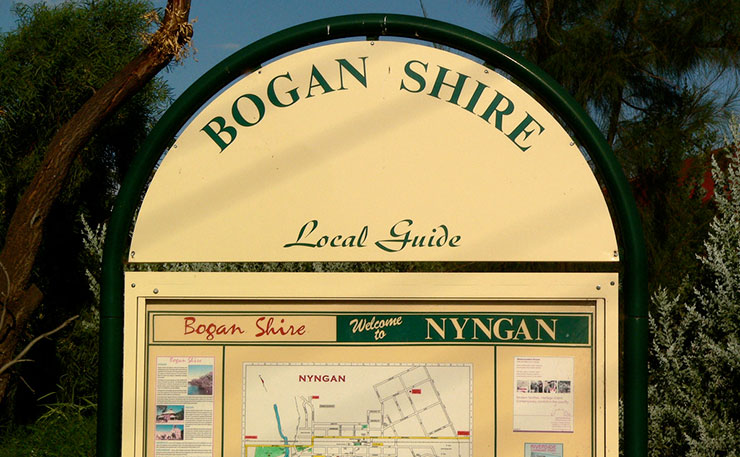 The Nyngan town limits, in the Bogan Shire in western NSW. (IMAGE: Richard Gifford, Flickr)